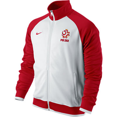 2012-13 Poland Nike Core Trainer Jacket (White)