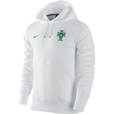 2012-13 Portugal Nike Hooded Top (White)
