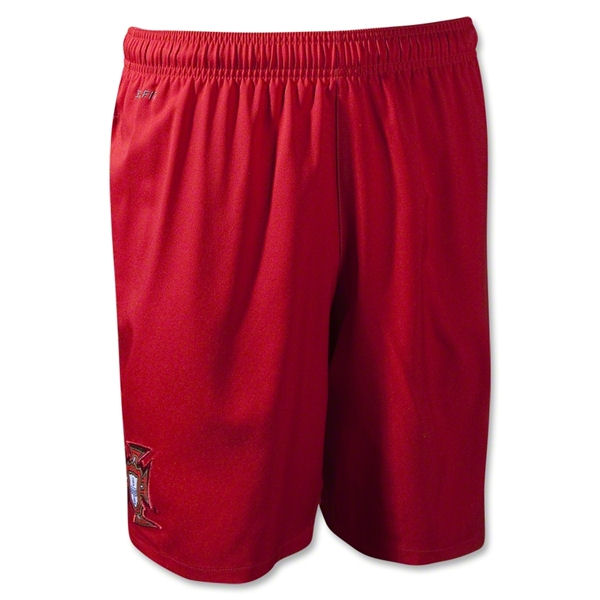 2012-13 Portugal Euro 2012 Home Shorts (Red) - Kids