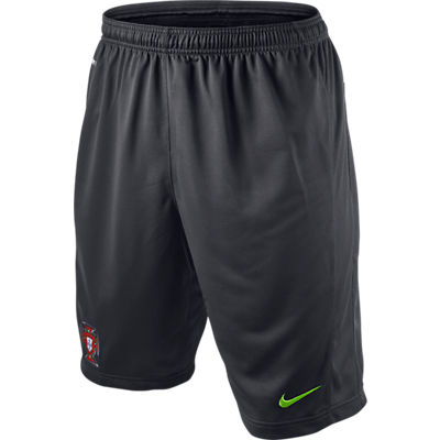 2012-13 Portugal Nike Longer Knit Shorts (Black)