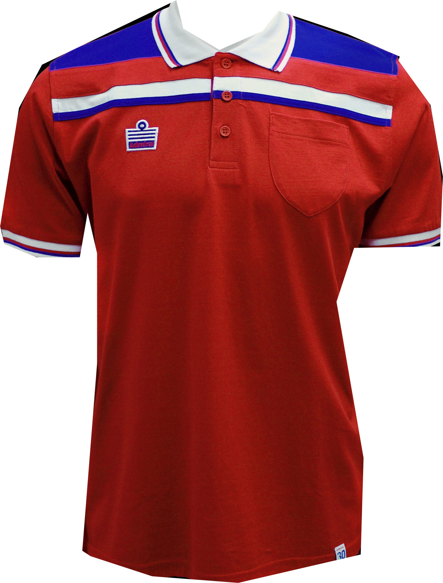 Admiral England Retro Polo Shirt (Red)