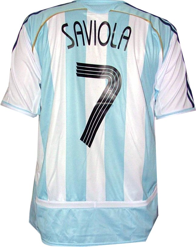 Argentina home (Saviola 7) 06/07