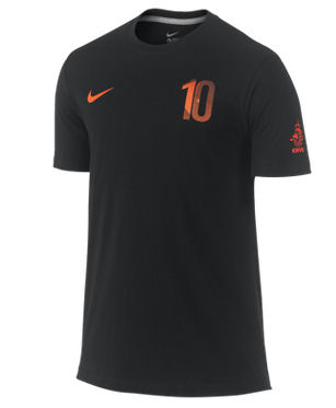 2012-13 Holland Wesley Sneijder Hero T-Shirt (Black)