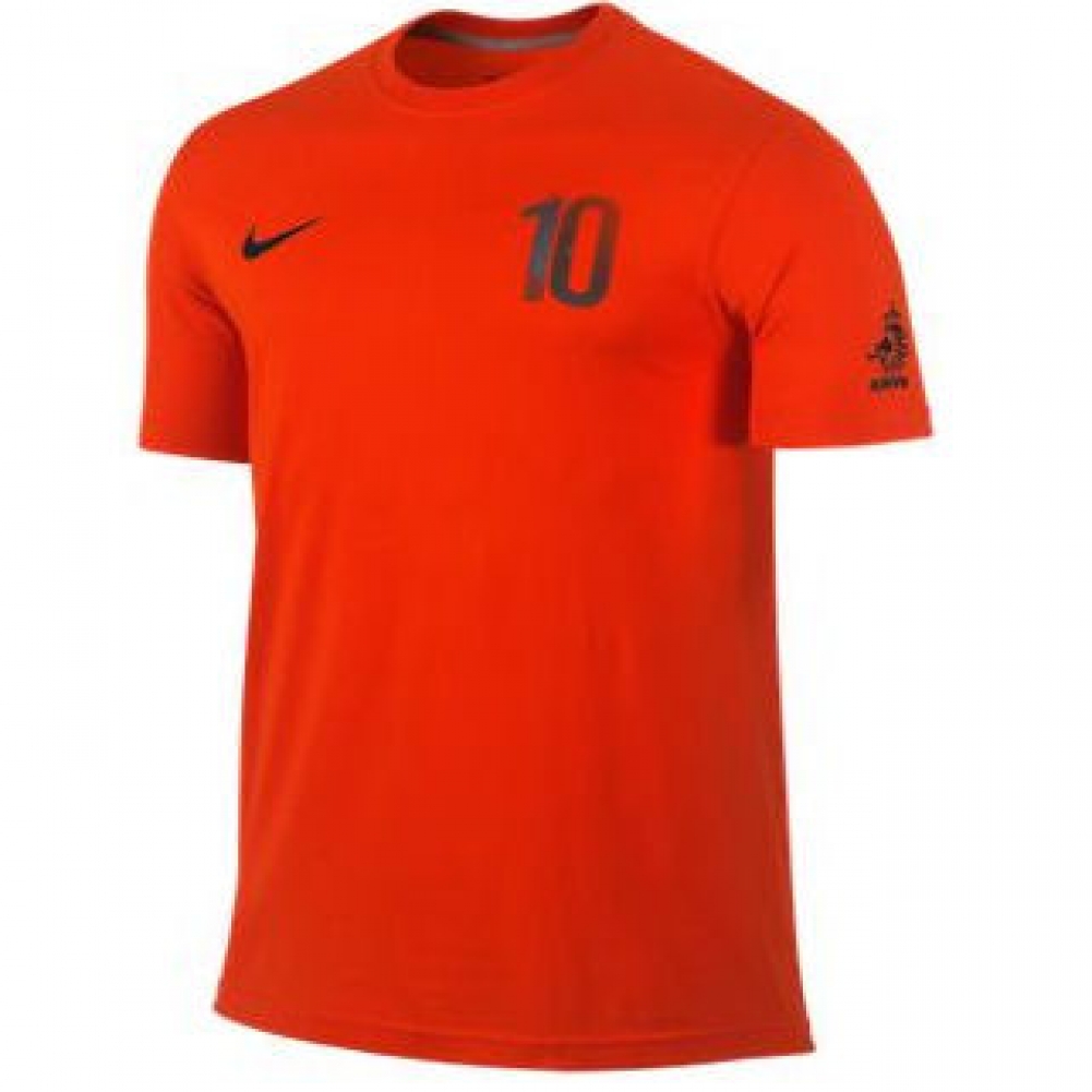 2012-13 Holland Wesley Sneijder Hero T-Shirt (Orange)