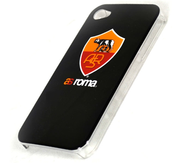 As Roma Black Iphone 4-4s Phone Case