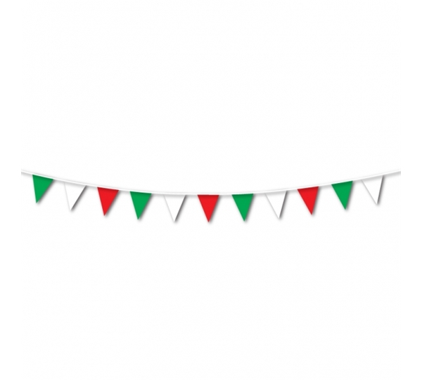 Italy Coloured Pennant Bunting