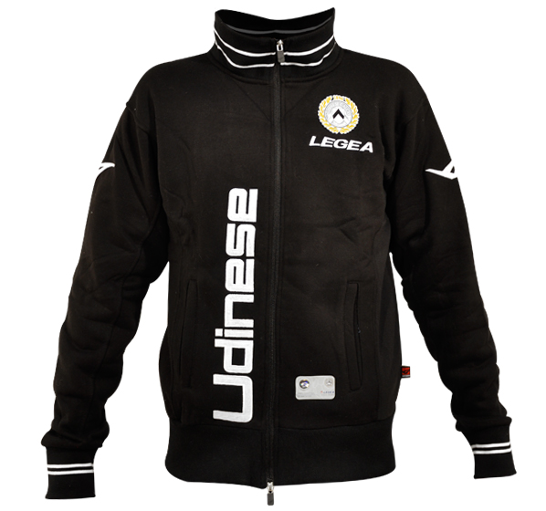 2011-12 Udinese Hooded Felpa Jacket (Black)