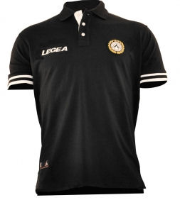 2011-12 Udinese Legea Polo Shirt (Black)