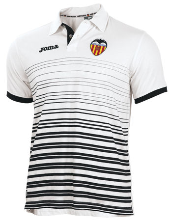 2012-13 Valencia Joma Polo Shirt (White)